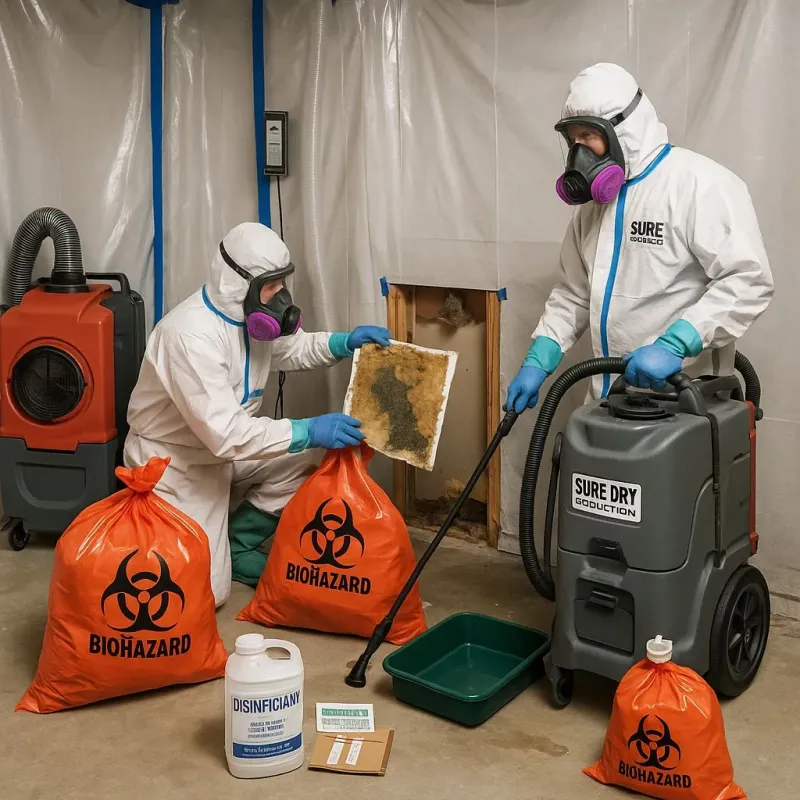 Contaminated Water Handling Protocols process in Midway North, TX