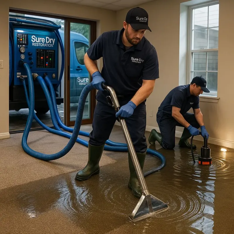 Water Extraction and Removal process in Midway North, TX